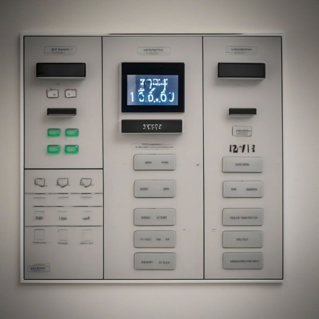 Business Alarm System Control Panel